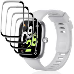 [4 Pieces] Tempered Glass Screen Protector for Xiaomi Redmi Watch 4 Anti-Scratch/Transparent HD Screen Protector for Xiaomi Redmi Watch 4 - Neuf