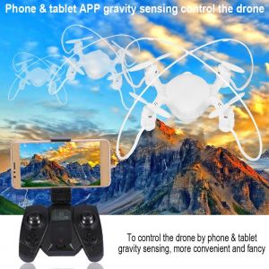 Mini drone telecommande 2,4 GHz, mode maintien d'altitude, helicoptere RC (blanc) - Neuf