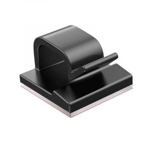 Noir 130 Morceaux D'adhésif Câble Clips De Rangement De Câble Auto-Adhésif De Fixation, Rangement De Câble, Bureau Organisateur Des Clips De Câble De Tv/Chargeur/Voiture/Pc/Bureau/À La Maison - Neuf
