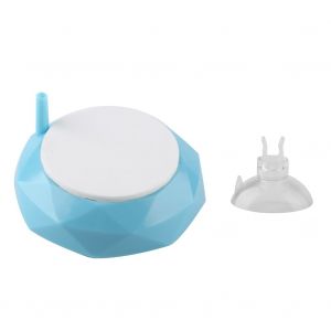 Hjlian Aquarium Rond Durable En Pierre A Bulles D'air Et D'oxygene (Bleu) - Neuf