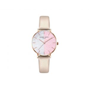 Montre Ciel &Eacute;toil&eacute; Pour Femme R034 Avec Bracelet En Cuir Et Mouvement &Agrave; Quartz - Neuf