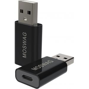 THEF-Adaptateur USB C Femelle vers USB mâle, Adaptateur USB C vers USB Compatible avec Le Chargeur Apple MagSafe, Watch Series Ultra/8/7/se, iMac, MacBook Pro, MacBook, Ordinateurs Portables, PC. - Neuf