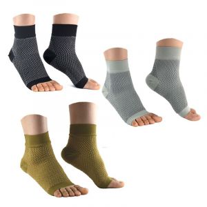 3 Paires De Fasciite Plantaire Chaussettes De Compression (Hommes & Femmes) - Des Chaussettes De Compression Pour La Fasciite Plantaire, Soutien De La Voûte Et Des Pieds & - Neuf