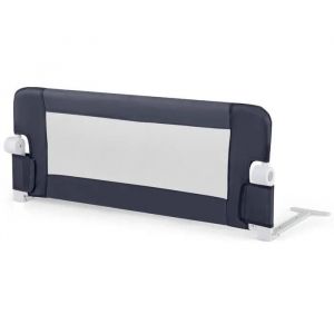 Barri&egrave;re De Lit Pliable Pour B&eacute;b&eacute; Costway-Housse En Oxford D&eacute;tachable-Sangle En Y Suppl&eacute;mentaire-Mousse Anti-Collision-Gris Fonc&eacute; - Neuf