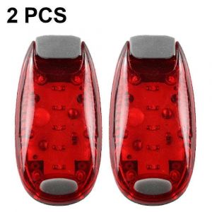 2 Pcs Usb Rechargeable Led Lumire De Scurit - Lumineux Feu Arrire De Vlo Fonctionne Brillamment Comme Feu De Circulation Pour Les Joggeurs,Les Animaux Domestiques,Stroboscope De Vlo Ou Clip Arrire Sur - Neuf