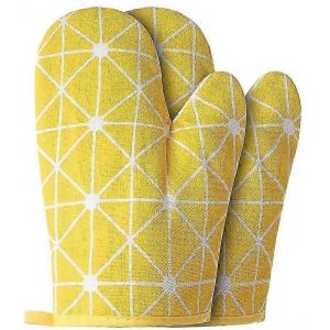 Mitaines de cuisine et maniques Gants de barbecue-Mitaines de cuisine et maniques avec remplissage en silicone de coton recycl&eacute; - Neuf