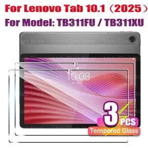 Protecteur D'écran Pour Tablette Lenovo Tab 10.1 Pouces (2025) Tb311fu/Tb311xu 10.1 "",Film En Verre Trempé Hd Transparent Anti-Empreintes Digitales.3pcs Tempered Glass. - Neuf