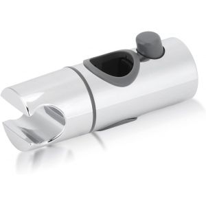 CHECARZHN--NO1-Le Support De Pommeau De Douche Pour Salle De Bain Domestique En Abs Remplace L'Accessoire De Support De Tête De Rail De Support Réglable, Adapté À La Barre Coulissante De 25 Mm - Neuf