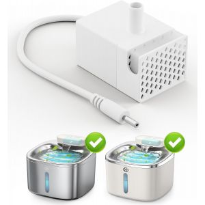 Fontaine À Chat Sans Fil, Abreuvoir 3.5l Pour Chat En Acier Inoxydable, Batterie 5000mah, Fontaine À Eau Pour Chat Avec Détecteur De Mouvement, Pompe À Eau Silencieuse, 3 Filtres - Neuf