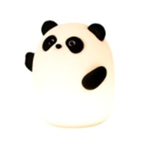 Veilleuse Panda,Lampe Animale Tactile Mignonne Spongieuse À Intensité Variable,Lumière En Silicone De Qualité Alimentaire À 3 Niveaux De Led Pour La Décoration De La Chambre À Coucher - Neuf
