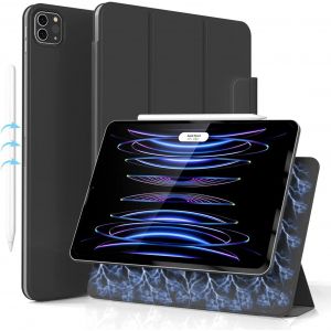 Coque Pour Ipad Pro 11, Coque Pour Ipad Pro 11 4ème Génération 2022/3ème Génération 2021/2ème Génération 2020, Coque Magnétique Pour Ipad Pro 11 Pouces, Veille/Réveil Automatique, Noir - Neuf