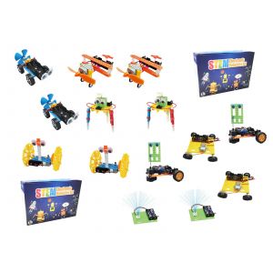Kit de robotique STEM avec moteur &eacute;lectrique et exp&eacute;riences scientifiques - Neuf