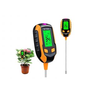 Testeur de sol 4 en 1 pour le pH, l'humidit&eacute;, la temp&eacute;rature et la lumi&egrave;re du soleil - Neuf