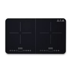 Severin - Table de cuisson induction 2 feux 3400w noir DK1027 - Neuf