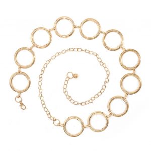 Ceintures A Chaine En Alliage Pour Femmes, Elegantes Et A La Mode, Avec Anneaux En O, Pour Decoration De Robe - Neuf