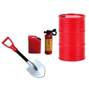 Extincteur de baril d'huile de réservoir de carburant pour voiture Axial SCX24 C10 Jeep1/24 RC - Neuf