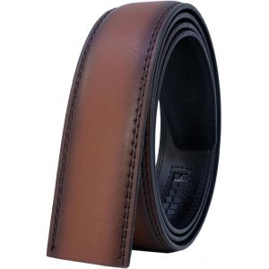 Tianyi-Ceinture Homme En Cuir Automatique À Cliquet Sans Trous 35 Mm De Large Sans Boucle - Neuf
