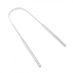En Acier Inoxydable Gratte-Langue Pour L'hygiène Buccale, De Qualité Médicale En Acier Inoxydable, Taille Compacte, Finition Durable - Neuf