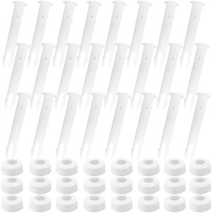 24 pcs Goupilles De Piscine,goupilles goupilles de Rechange,Joints de Piscine en Plastique,Goupilles en Plastique,Joints de Piscine,Broche pour Cadre de Piscine,goupilles de Joint de Piscine (24pcs) - Neuf