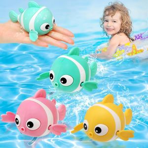 ERYI-Jouet De Bain Bébé, Jeux De Bain Pour Enfant 1 2 3 4 Ans, Poisson Animaux Jouets Flottants, Jeu D'Eau Jouet De Baignoire Piscine, Jouets De Douche Pour Tout-Petits Garcon Fille - 3 Pièces - Neuf