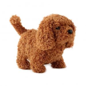 Jouet en peluche de chien en peluche de simulation &eacute;lectrique Le jouet intelligent pour chien appellera le jouet animal de chiot de simulation de marche pour les enfants - Neuf