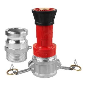 Buse de tuyau d'incendie,buse de brouillard &agrave; d&eacute;bit constant de tuyau d'incendie NPSH de 1-1/2 pouce - Neuf