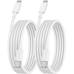 Câble Usb C Vers Lightning 2M, Lot De 2 Câbles De Chargeur Iphone 2M Pour Apple Chargeur Usb C Charge Rapide For Iphone 14/14Pro/14Pro Max/13/13 Pro/13 Mini Iphone 12/12 Pro/12 Pro Max Iphon[Z1994] - Neuf