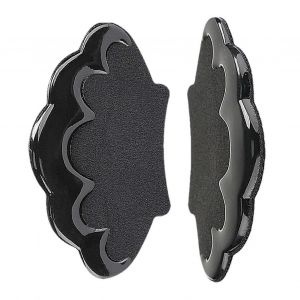 Talonnettes Pour Chaussures Femmes, 1 Paire, Souple Adh&eacute;sif Protecteur Talon, Amorti Soutien Pour Les Chaussures De Sport, Noir - Neuf