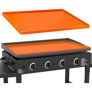 Ulteronixshop-Tapis de Protection Silicone pour Plancha, 90x54 cm Tapis Anti-Graisse Qualit&eacute; Alimentaire pour Barbecue, Nettoyage Facile et Rangement pour Cuisine Ext&eacute;rieur - Neuf