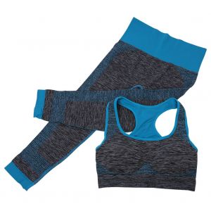 Tenues De Sport Pour Femmes, Soutien-Gorge De Yoga, Leggings, Vetements De Fitness (Bleu S) - Neuf