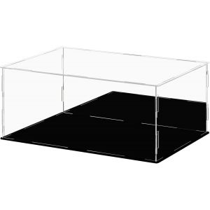 Sansh-Ecoseao Vitrine En Acrylique Avec Miroir, Boîte De Rangement Transparente Pour Figurines D'action, Objets De Collection, Stockage À Domicile (35cmx25cmx15cm) - Neuf