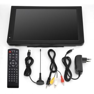 Televiseurs numeriques analogiques portables de 11,6 pouces pour la maison, la voiture, l'avion, prise UE - Neuf