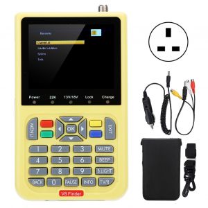 accessoire d'identification d'etoiles satellites haute definition DVB s2 100240V (UK jaune) - Neuf