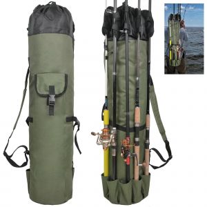 Canne À Pêche En Cas De Grande Capacité Imperméable À L'eau De La Canne À Pêche Transporteur Sac Pour Le Voyage, Les Engins De Pêche, De Stockage, Et De Protection De La Bobine - Neuf