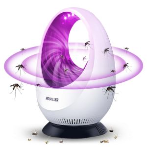KALANKA-Lampe Anti Moustique, 2025 UV Tue Mouche Electrique, USB Piège à Mouche Électrique, Efficace LED Répulsif Tueur de Moustiques, Électrique Extérieur Lampe Moustique pour Chambre Coucher Jardin - Neuf