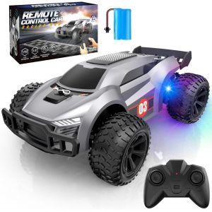 KALANKA-Voiture Télécommandée Tout Terrain, 1/22 Monster Truck Camion Telecommande 2,4GHz Voiture Course Radiocommandée Enfant Jouet Garçon Fille 6+ Ans RC Car Jeu Extérieur Intérieur Cadeau Annivers - Neuf