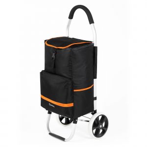 Eskey Chariot de Courses avec compartiment isotherme - &Eacute;tanche - 50L - Pliable - Chariot de courses - Neuf