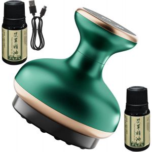 Sjzg-Massageur Anti-Cellulite - Dispositif De Ventouse &Eacute;lectrique,Appareil De Grattage Chauffant Intelligent Avec 9 Niveaux Pour Les Muscles Le Cou L'abdomen Les Cuisses Les Fesses Le Ventre Et Le - Neuf
