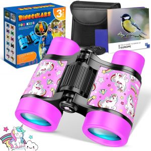 MDY-Jouet Fille 4 5 6 7 8-12 Ans,Jumelles Enfant Licorne pour Filles - Cadeau Anniversaire Jouet 4-12 Ans Compactes Microscope Enfant - Neuf