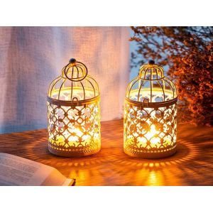 Lot de 2 bougeoirs suspendus pour d&eacute;coration de No&euml;l - Neuf