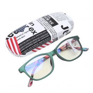 Lunettes De Lecture Multifocales Anti-Fatigue Visuelle, Anti-Rayons Bleus, Presbytes (+100 Vert) - Neuf