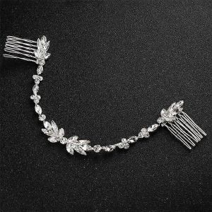 Peignes Classiques Pour Cheveux Longs, Orn&iquest;&iquest;S De Cristaux, Accessoires De Coiffure Flexibles Pour Femmes, &iquest;&iquest;Pingles &iquest;&iquest; Cheveux Argent&iquest;&iquest;Es, Postiches. - Neuf