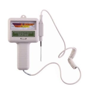 Testeur de qualité de l'eau, pH-mètre électronique, compteur de chlore portable, pH-mètre haute précision pour l'eau potable - Neuf