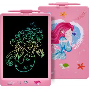 ERYI-(Dyna-Pm Sirène) Tablette D'Écriture Enfants 10 Pouces, Lcd Tablette De Dessin Enfants Tableau Blanc Magnétique Dinosaure Jouet Cadeau 2 3 3 4 5 6 7 8 Ans. - Neuf