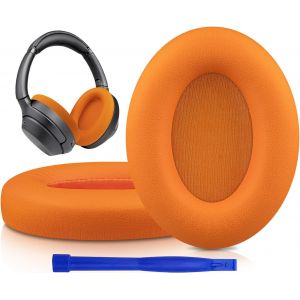 LORANKA-Doux Cuir Prot&eacute;in&eacute; Mousse Coussin Coussinets pour Sony WH-1000XM3 (WH1000XM3) Over-Ear Casque,avec Mousse &agrave; m&eacute;moire d'isolation phonique, &eacute;paisseur suppl&eacute;mentaire - Neuf