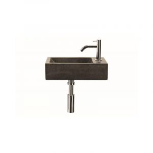 Differnz Lave-mains 40x11x23cm Pierre Naturelle 1 Trou Pour Robinet Bluestone - Neuf