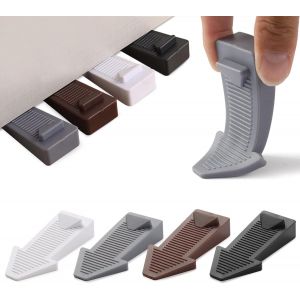 LETNERNY-Lot De 4 Butées De Porte En Caoutchouc Antidérapant Pour Le Sol, Pour Salon, Chambre À Coucher, Cuisine - Neuf