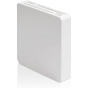 Mevronisshop-Bloc &Agrave; Couteaux Universel Avec 4 Emplacements, Support Mural Blanc, Support De Rangement Pour Couteaux De Cuisine, Bloc De Couteaux Autocollant, Amovible Pour Un Nettoyage Facile (Blanc) - Neuf