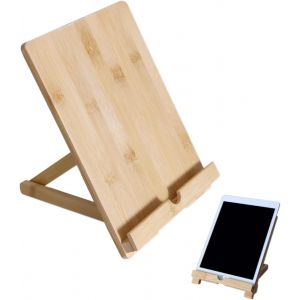 Support de T&iquest;&iquest;l&iquest;&iquest;phone en Bois, Support de Tablette Support de T&iquest;&iquest;l&iquest;&iquest;phone Pliable R&iquest;&iquest;glable Support d'ipad en Bois en Bois pour iPad Phone Support de Tablette Table de Support de T&iquest;&iquest;l&iquest;&iquest;phone - Neuf