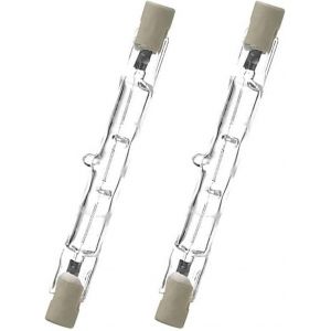 Kal-Dimmable R7s 118mm,Lampe Halogène R7s,R7s Ampoule Halogène Dimmable,Dimmable R7s 118mm 300w,Pour Plafonniers, Éclairage Paysager, Lumière De Travail De Sécurité -Pcs - Neuf